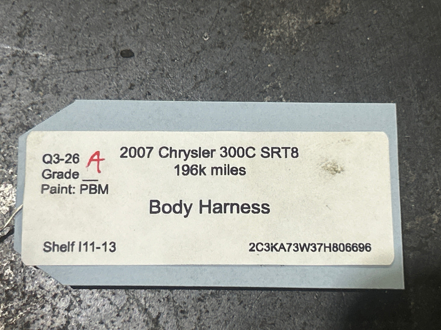 2006-2007 Chrysler 300 6.1L Auto Body Wire Wiring Harness OEM 05029790AB
