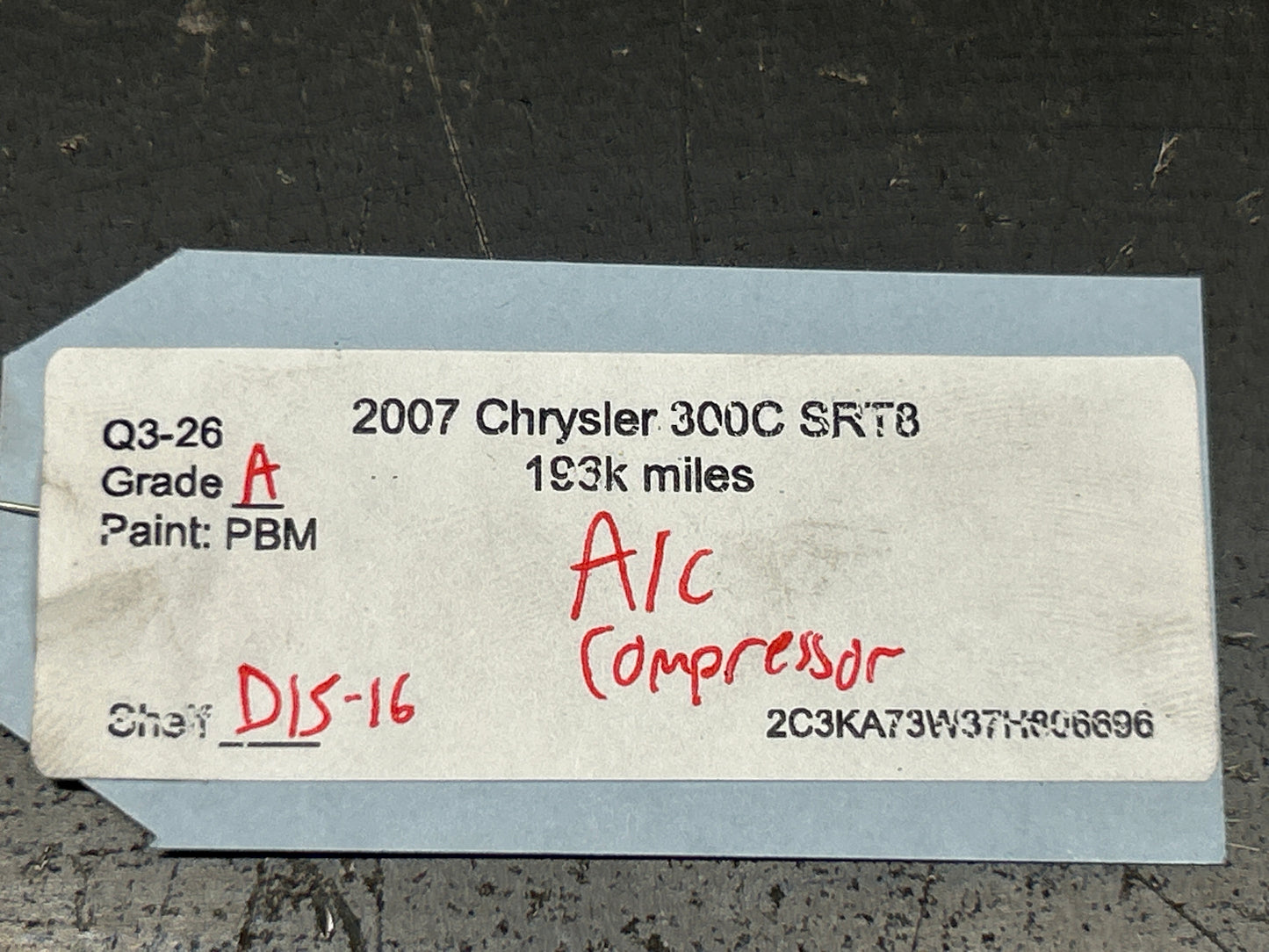 2005-2010 Chrysler 300C/Challenger/Charger/Magnum OEM A/C Compressor 04596492AC