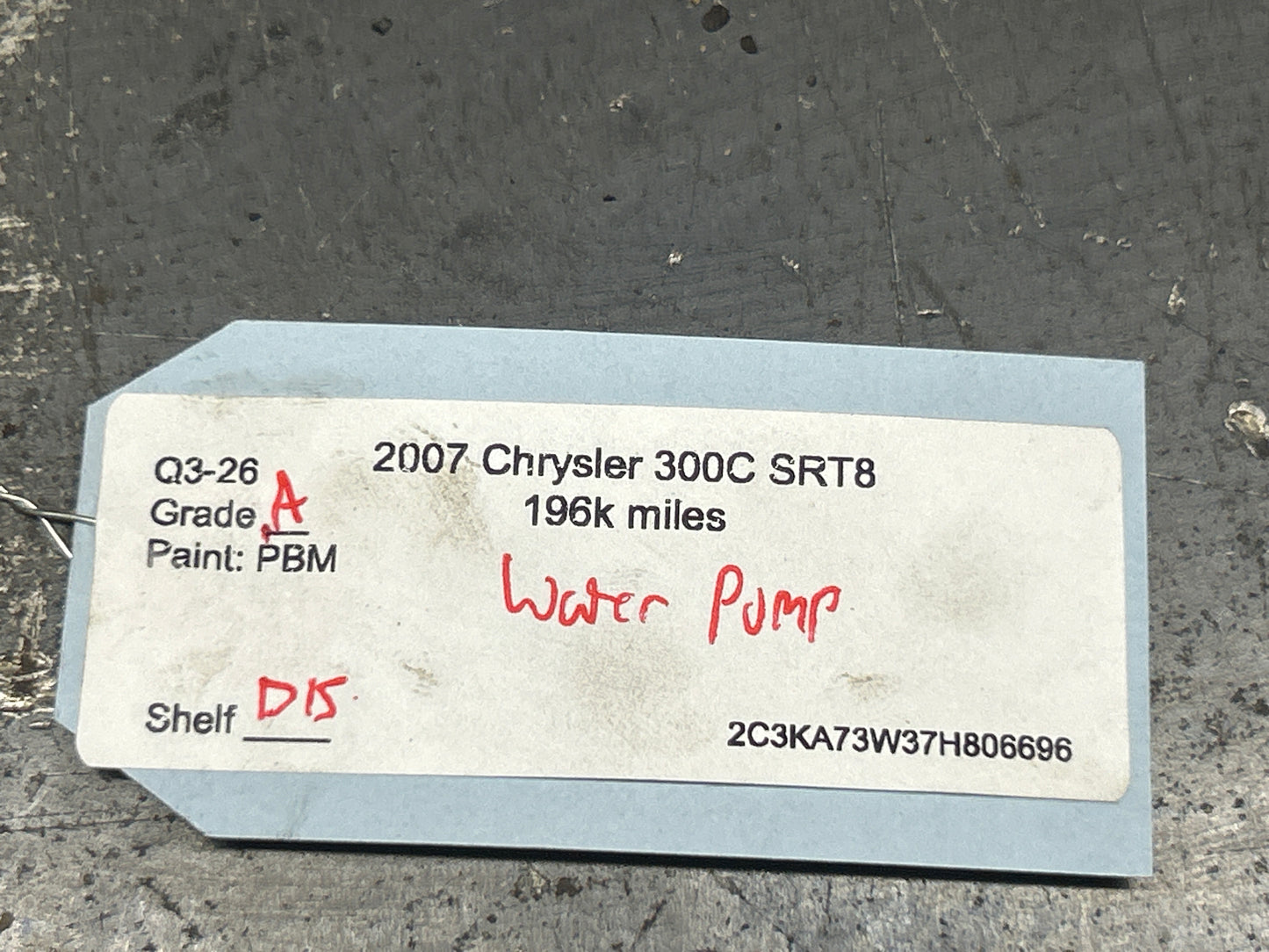 2005-2010 Chrysler 300/Dodge Charger/Challenger SRT8 6.1L Hemi Water Pump OEM