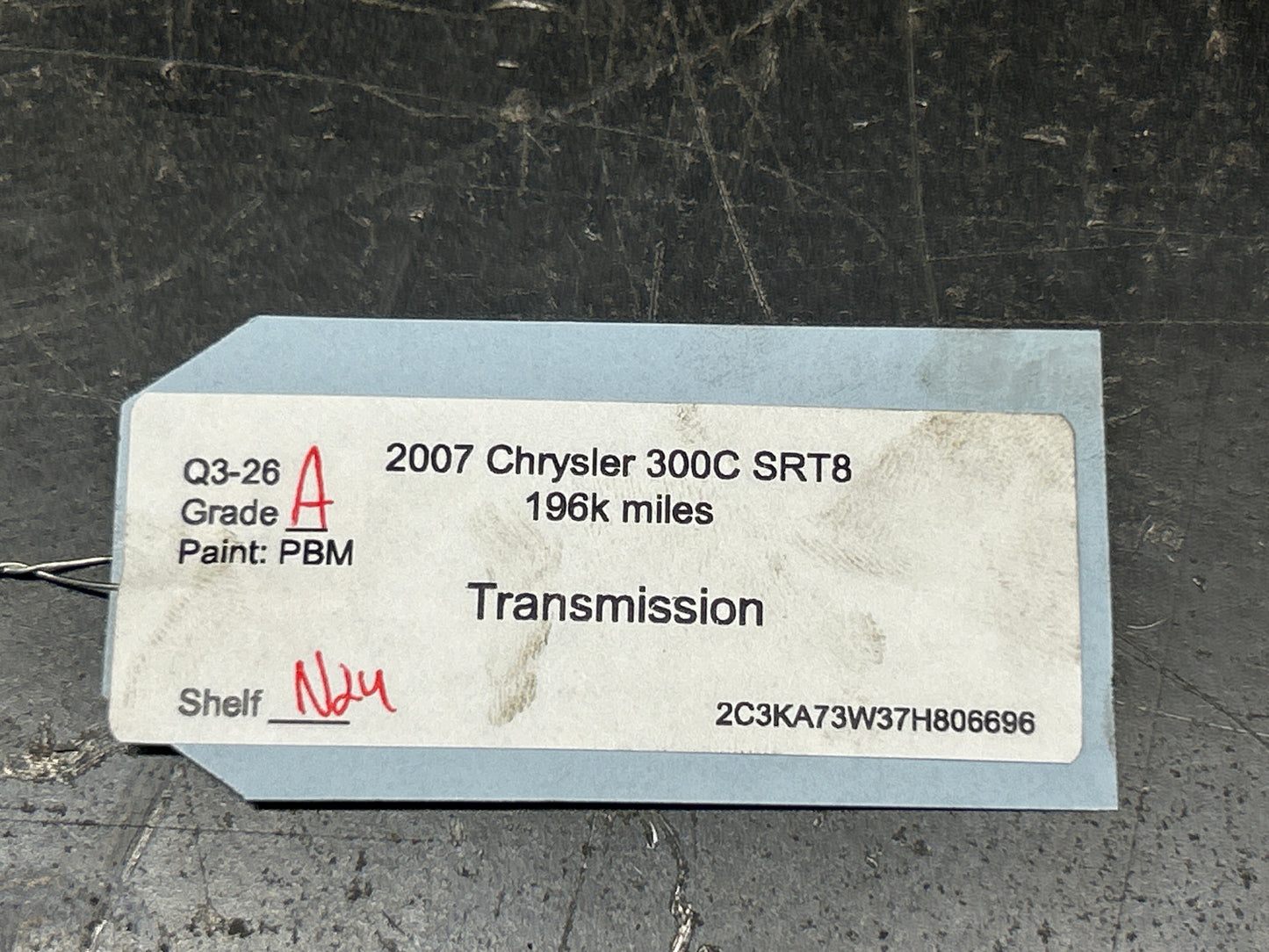 05-10 CHRYSLER 300C SRT8 6.1L 5 SPEED AUTOMATIC GEARBOX SELECTOR TRANSMISSION