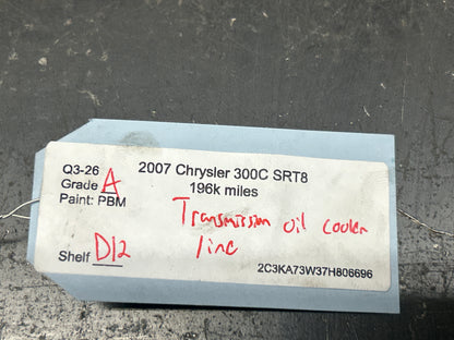 2005-2010 CHRYSLER 300C SRT8 6.1 OEM TRANSMISSION OIL COOLING COOLER HOSE LINE