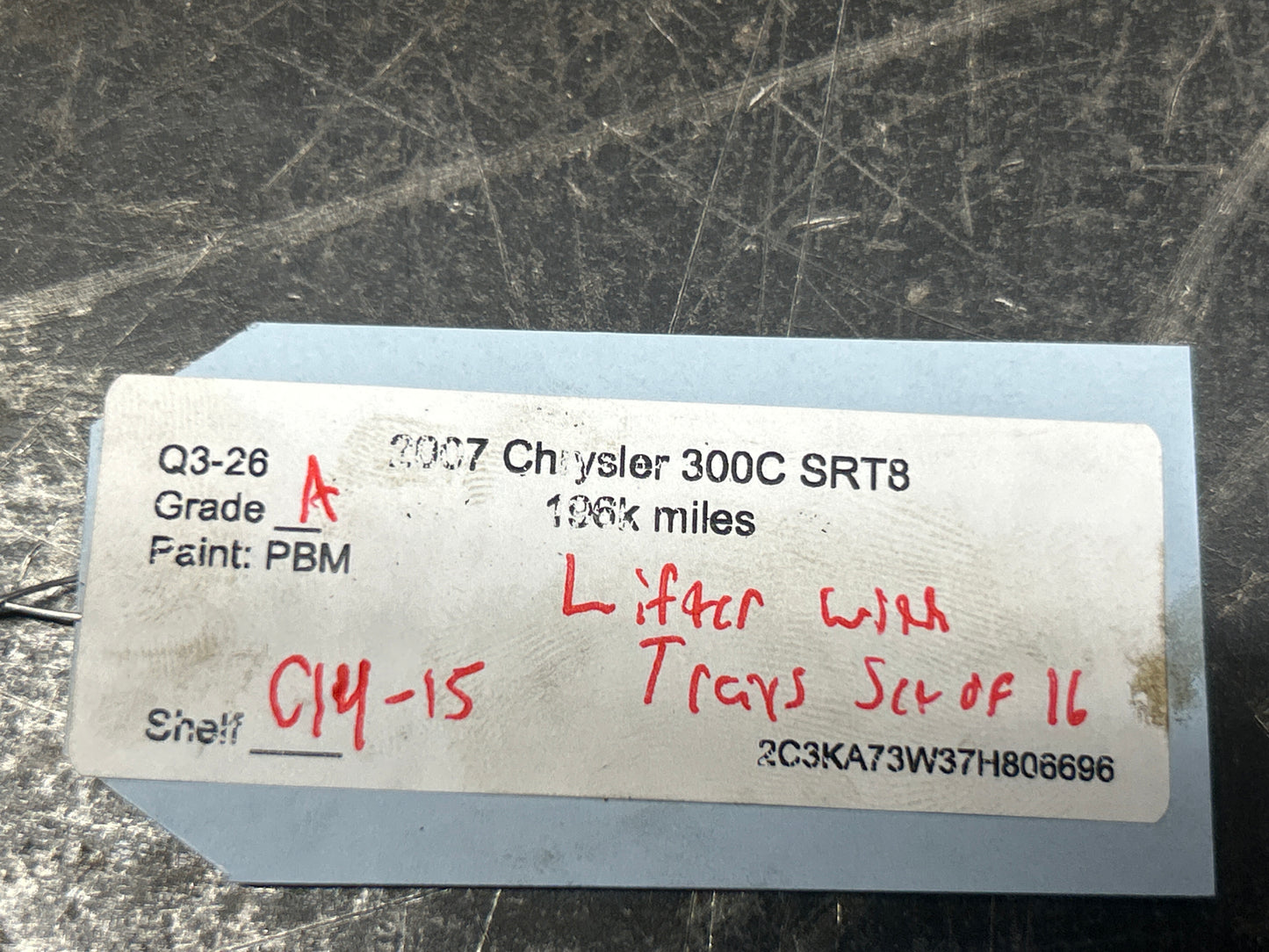 05-10 CHRYSLER 300C SRT8 6.1L OEM ENGINE HYDRAULIC LIFTERS ROLLERS 53021572AF