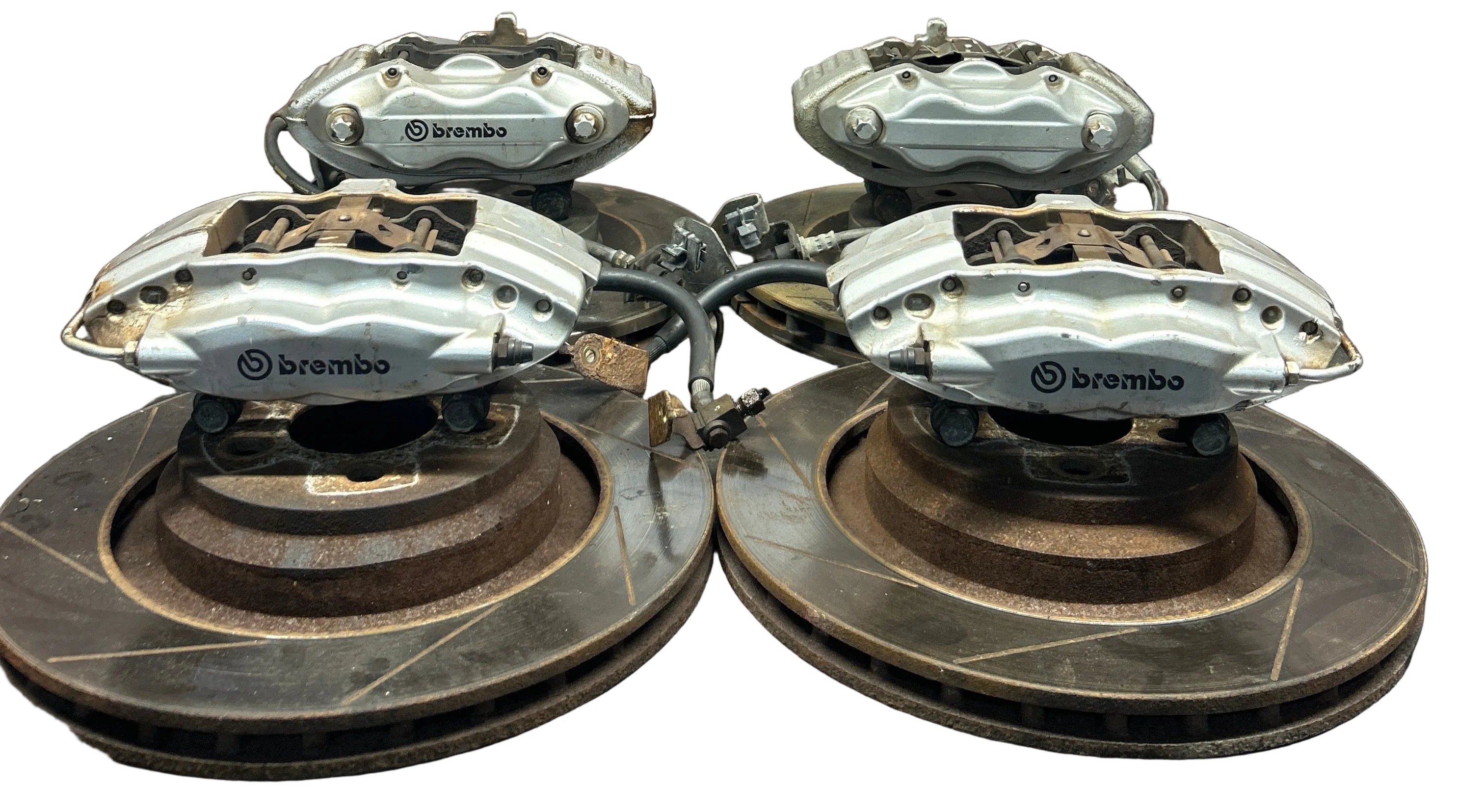 05-10 Chrysler 300C SRT8/Charger/Magnum 4Piston Brembo Brake Calipers and Rotors