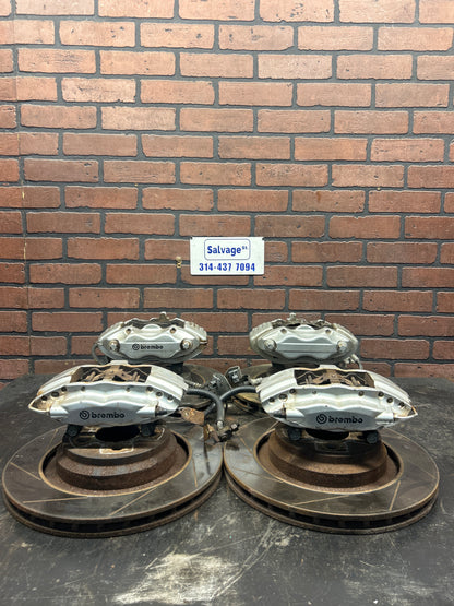 05-10 Chrysler 300C SRT8/Charger/Magnum 4Piston Brembo Brake Calipers and Rotors