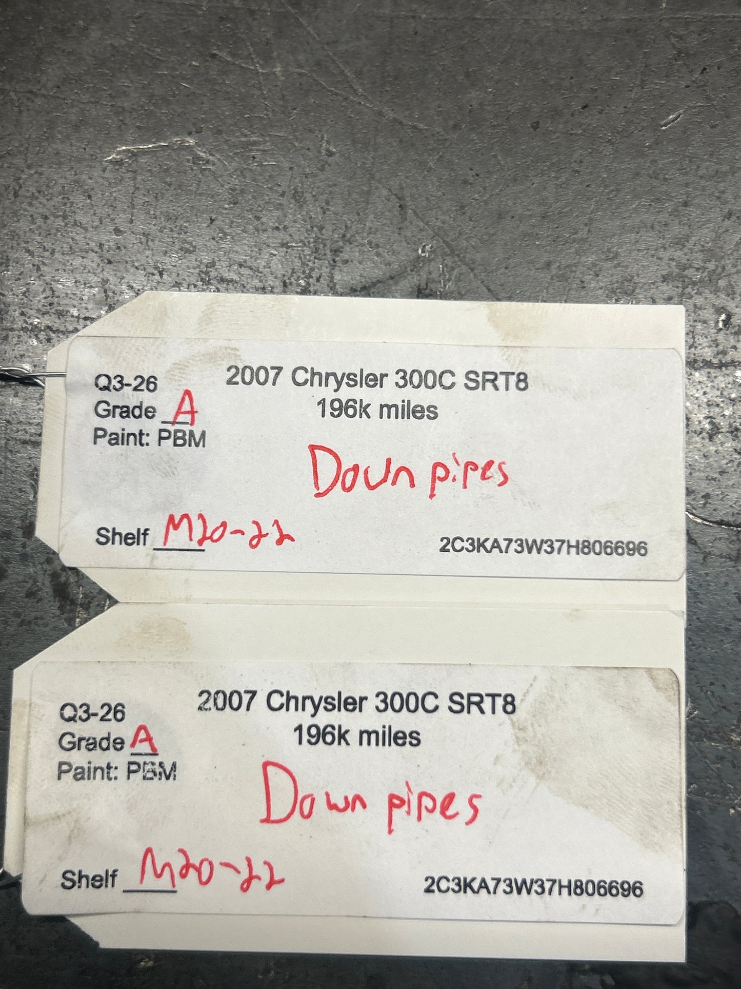2005-2010 Chrysler 300/Charger/Challenger/Magnum Down Pipe Exhaust Pair OEM