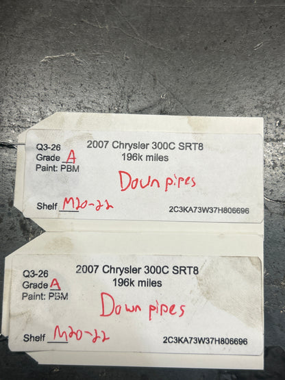 2005-2010 Chrysler 300/Charger/Challenger/Magnum Down Pipe Exhaust Pair OEM