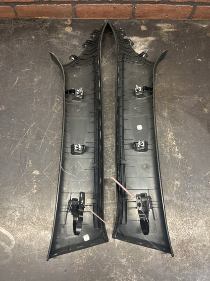 2015-2023 Dodge Charger Black A Pillar Trim Set OEM 5LN24DX9AF
