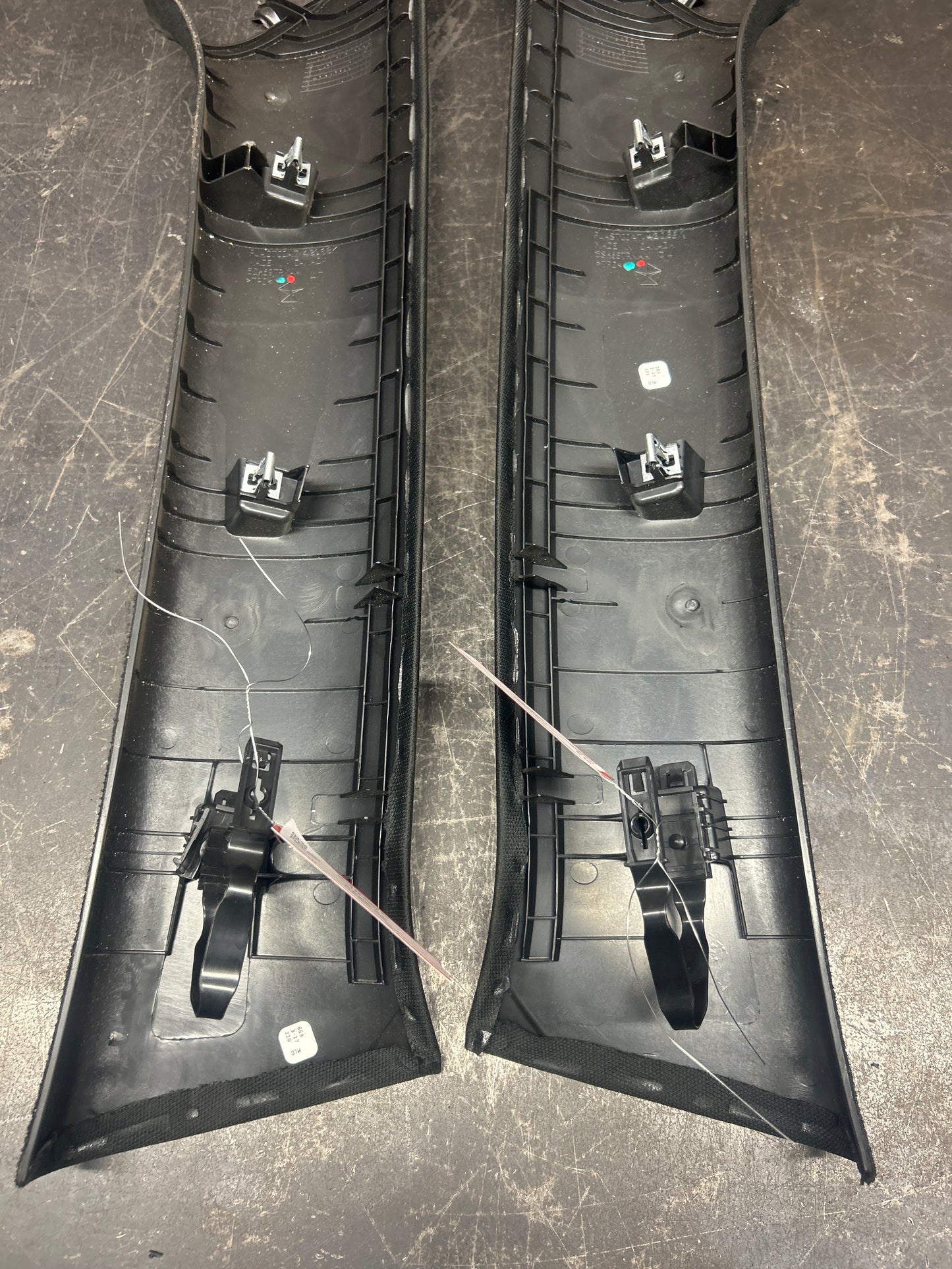 2015-2023 Dodge Charger Black A Pillar Trim Set OEM 5LN24DX9AF