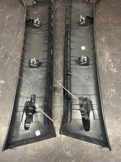 2015-2023 Dodge Charger Black A Pillar Trim Set OEM 5LN24DX9AF