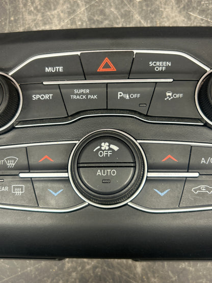 2017-2023 Dodge Charger AC Heater Temperature Control Switch Panel OEM