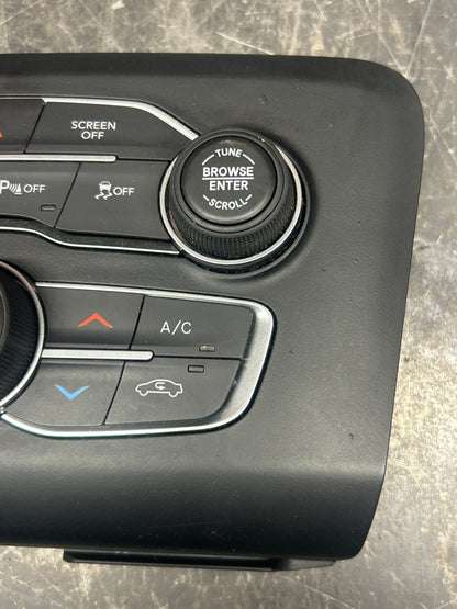 2017-2023 Dodge Charger AC Heater Temperature Control Switch Panel OEM