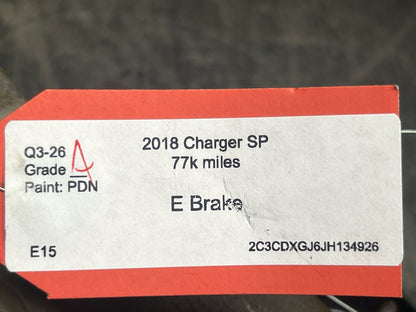 2018-2023 DODGE CHARGER PARKING BRAKE STOP RELEASE STOP PEDAL W/ BRACKET OEM