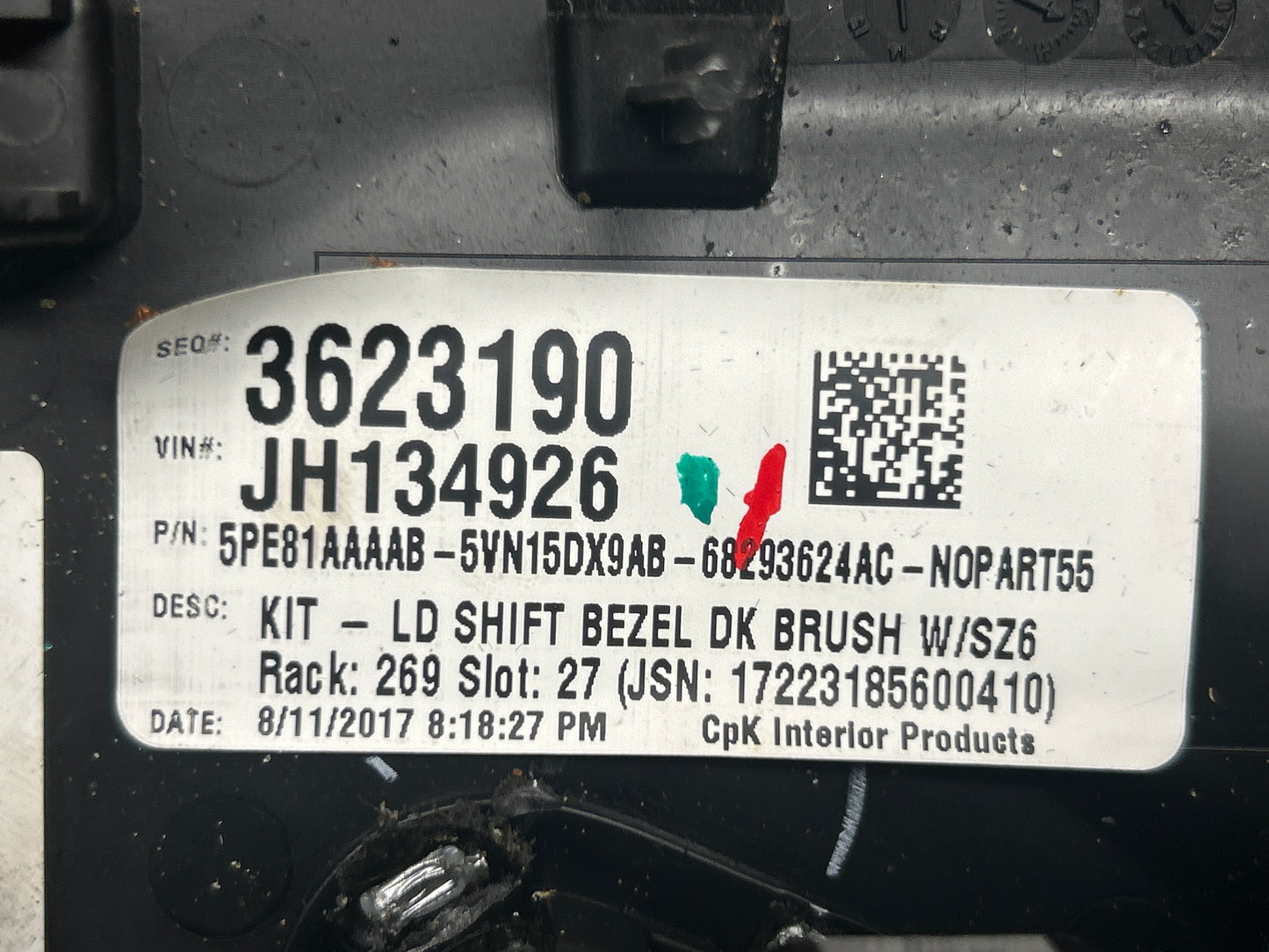 2015-23 Dodge Challenger Charger Chrysler 300 Automatic Gear Shifter 68205233AI