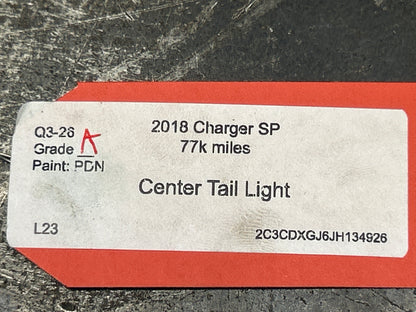 2015-2023 Dodge Charger Scatpack Rear Trunk Center LED Tail Light Lamp OEM MOPAR