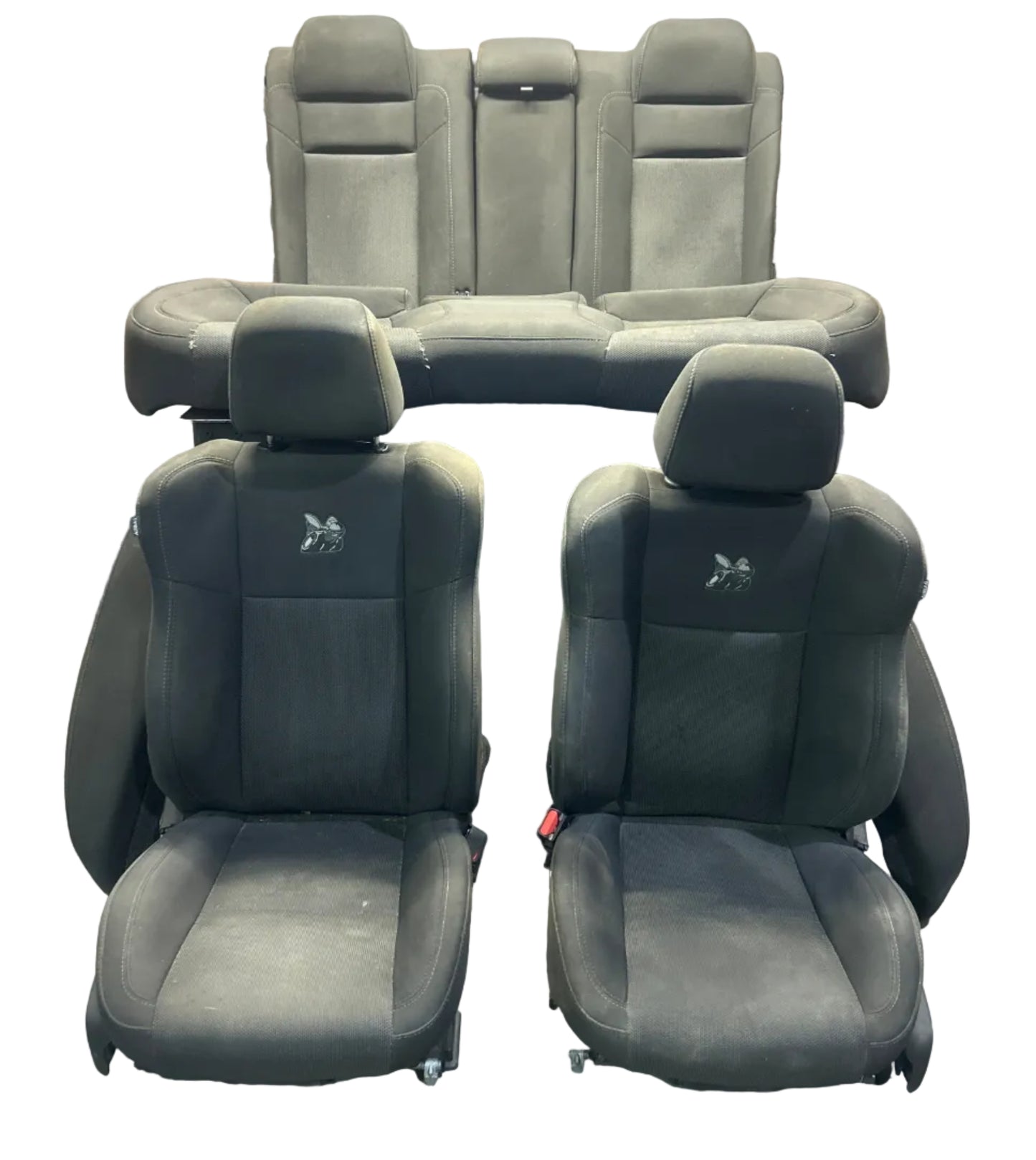 2015-2023 Dodge Charger Scat Pack 392 Cloth Front and Rear Seat Set 5XZ49LR5AB