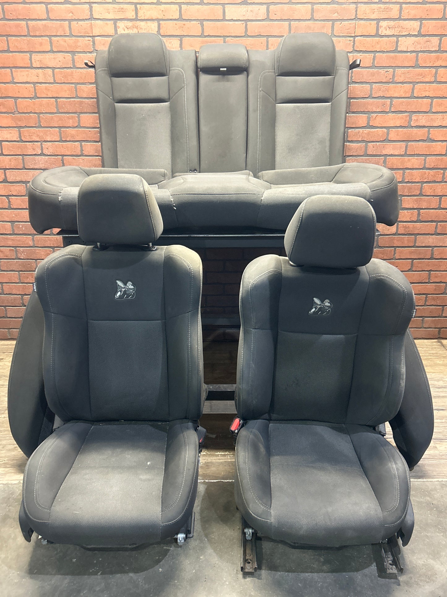 2015-2023 Dodge Charger Scat Pack 392 Cloth Front and Rear Seat Set 5XZ49LR5AB