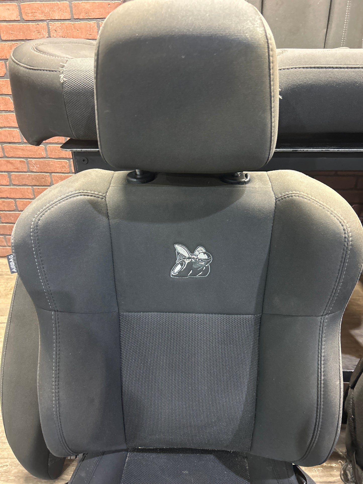 2015-2023 Dodge Charger Scat Pack 392 Cloth Front and Rear Seat Set 5XZ49LR5AB