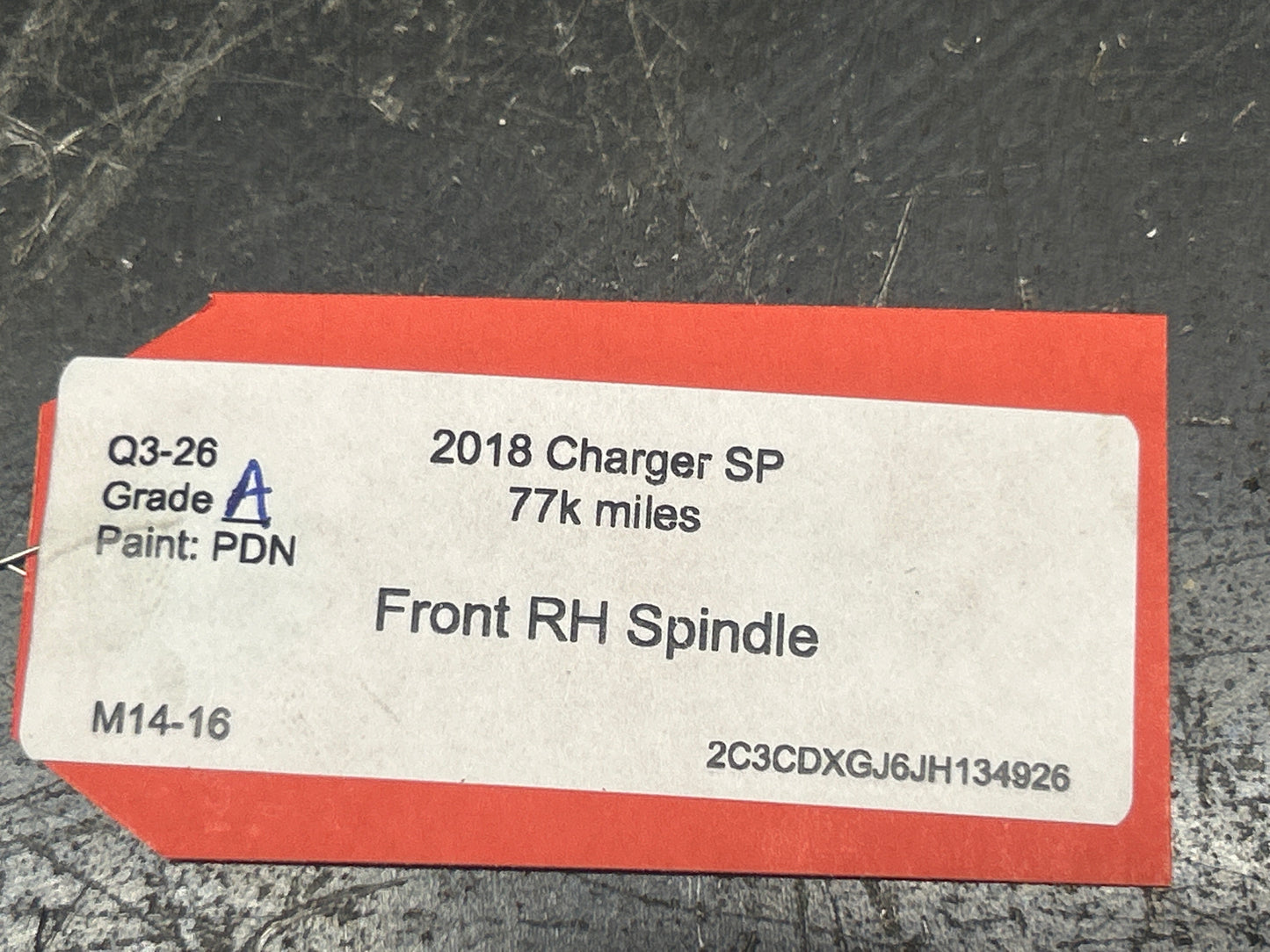 OEM 15-23 Charger Challenger Scat Pack SRT Hellcat Front Right Spindle