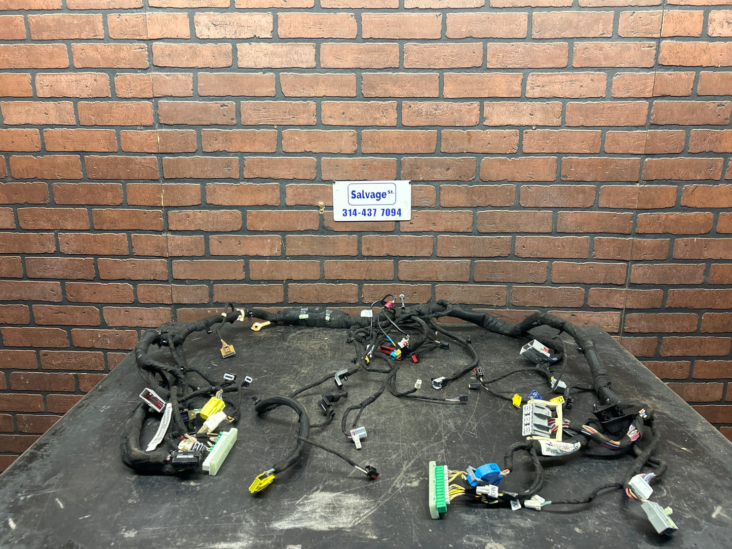 2018 DODGE CHARGER DASH DASHBOARD INSTRUMENT PANEL WIRE WIRING HARNESS OEM