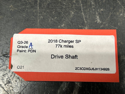 2015-2023 Dodge Charger/300C Scat Pack 6.4L 5.7L Drive Shaft Assembly Auto RWD