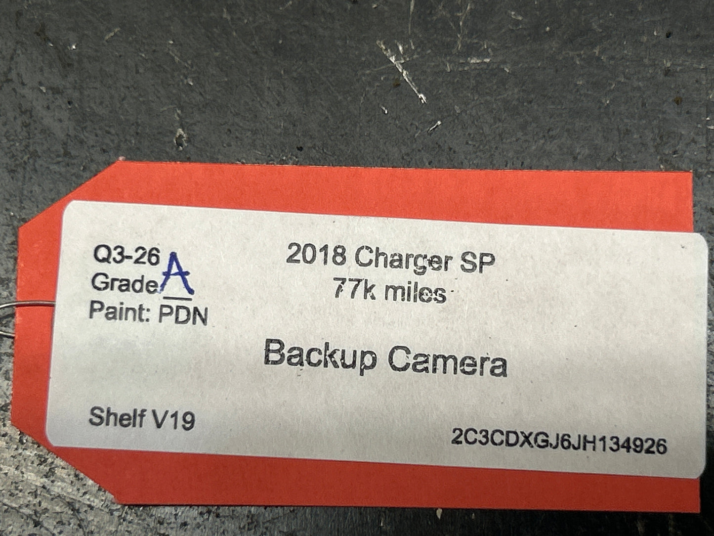 2020-2023 DODGE CHARGER REAR VIEW BACKUP PARKING ASSIST CAMERA OEM 68354321AA
