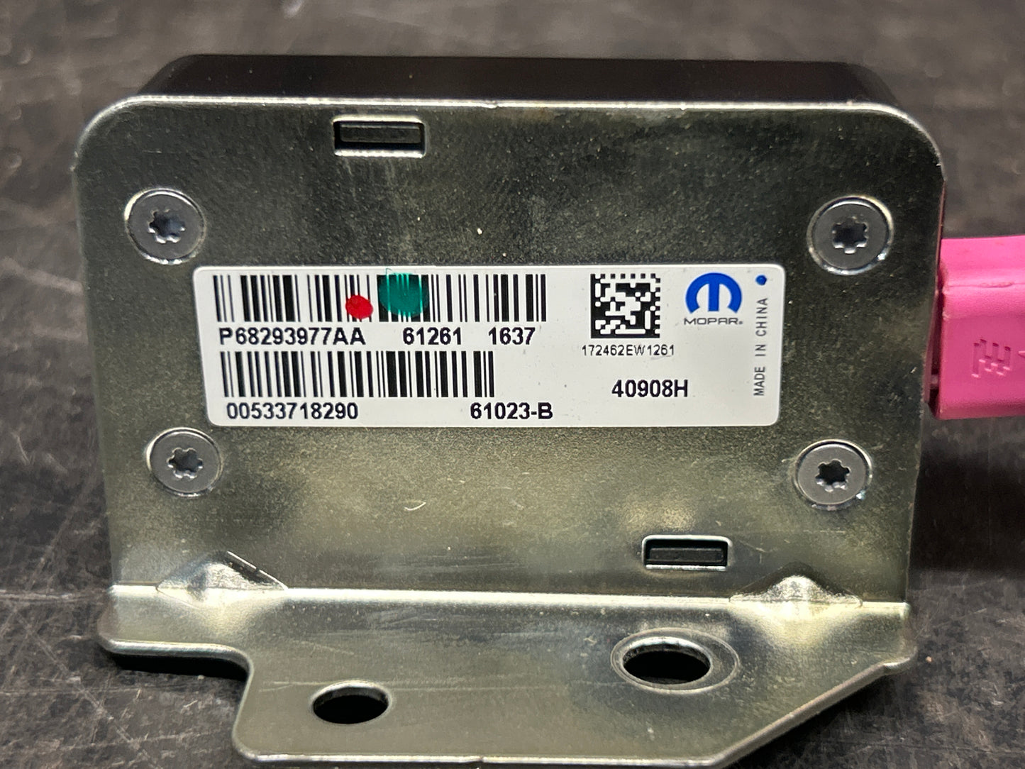 17-23 DODGE CHARGER SCAT PACK RADIO SATELLITE ANTENNA CONTROL MODULE CABLE OEM