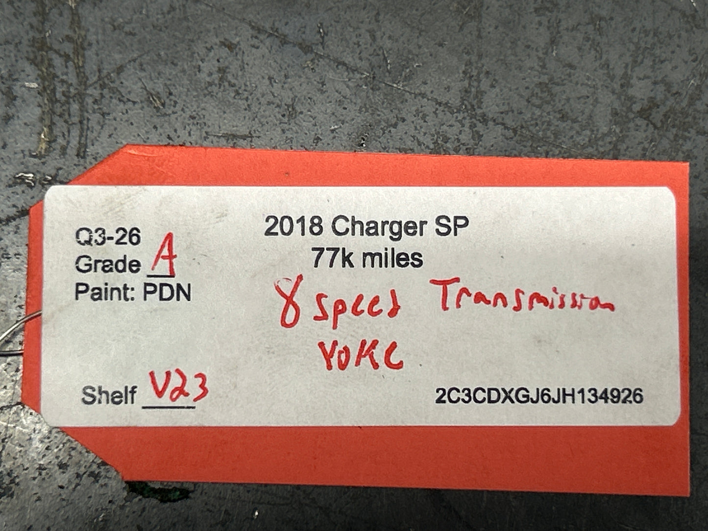 2018-2022 Dodge Charger/Chrysler 300 8 Speed Transmission Flange Yoke 8HP70 OEM