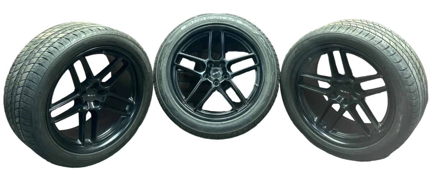 Dodge Challenger Demon 170 Wide Body Style Replica Wheels Set Of 3 20x10.5 -20x9