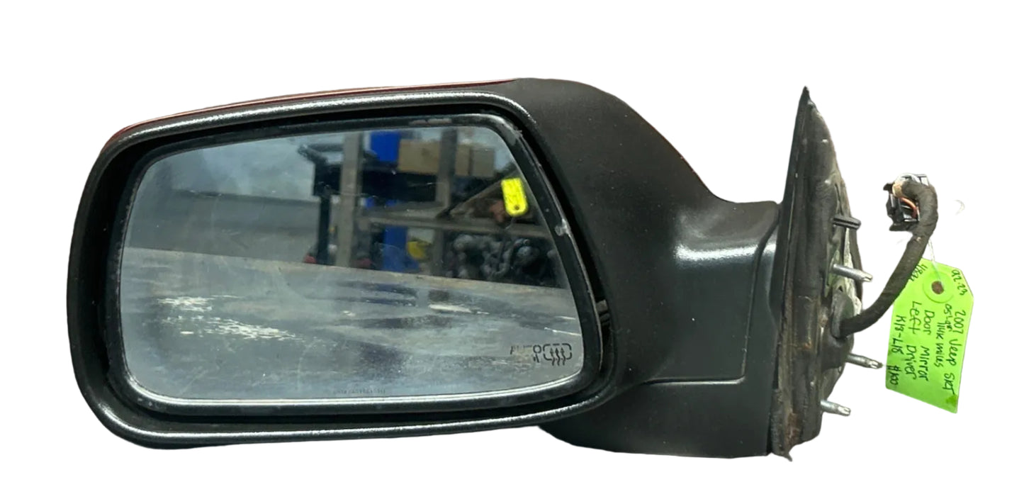 2005-2010 Jeep Grand Cherokee SRT Red Driver Side Heated Mirror 55156453AE