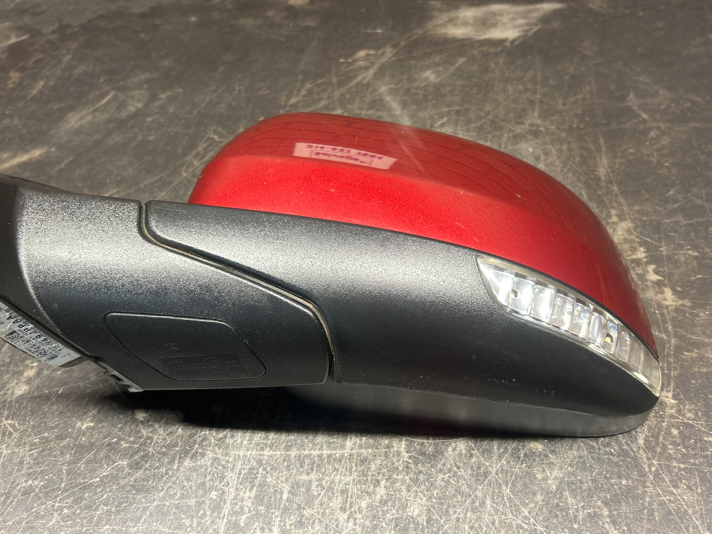 2011-2022 Jeep Grand Cherokee SRT8 Driver Side Power Door Mirror Deep Cherry Red