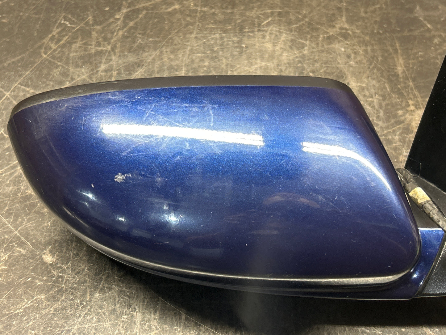 2011-2014 Dodge SRT Charger Passenger Right Side View Power Door Mirror Blue OEM