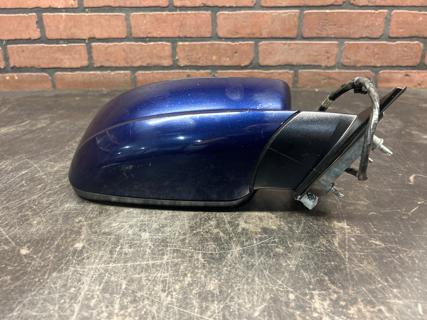2011-2014 Dodge SRT Charger Passenger Right Side View Power Door Mirror Blue OEM