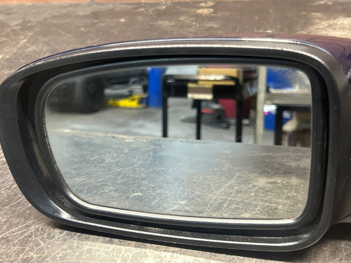 2011-2014 Dodge SRT Charger Driver Left Side View Power Door Mirror Blue OEM
