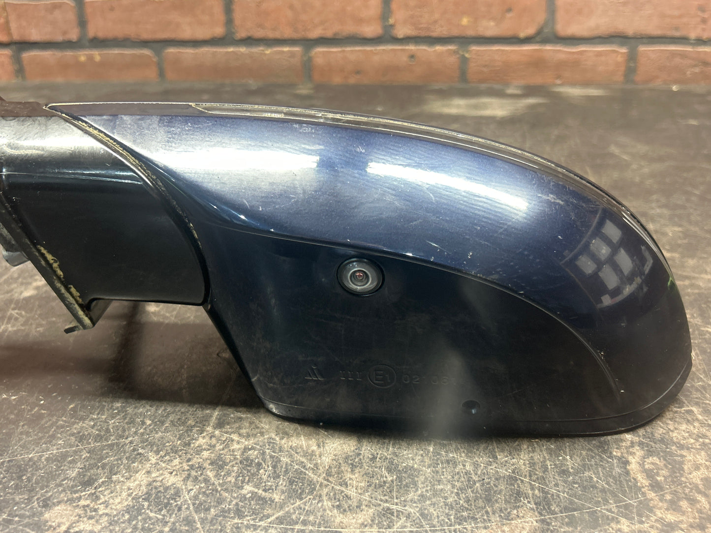 2011-2018 AUDI S8 A8 Front Left Side Mirror W/Camera And Blind Spot Blue OEM
