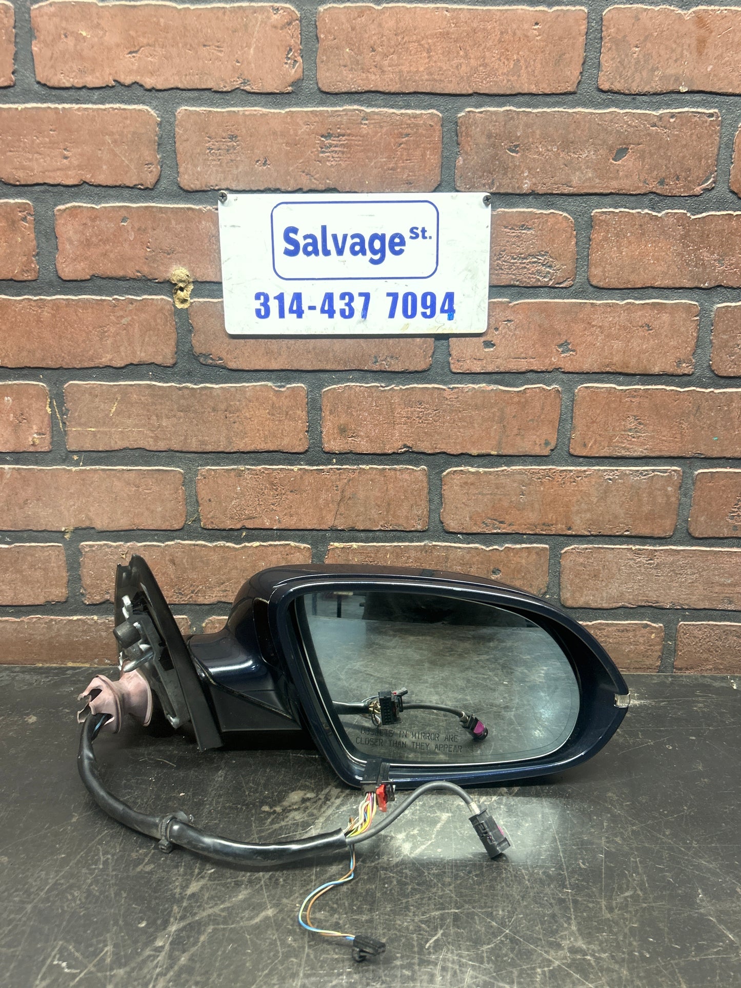 2011-2018 AUDI S8 A8 Front Right Passenger Side Mirror W/Camera And Blind Spot