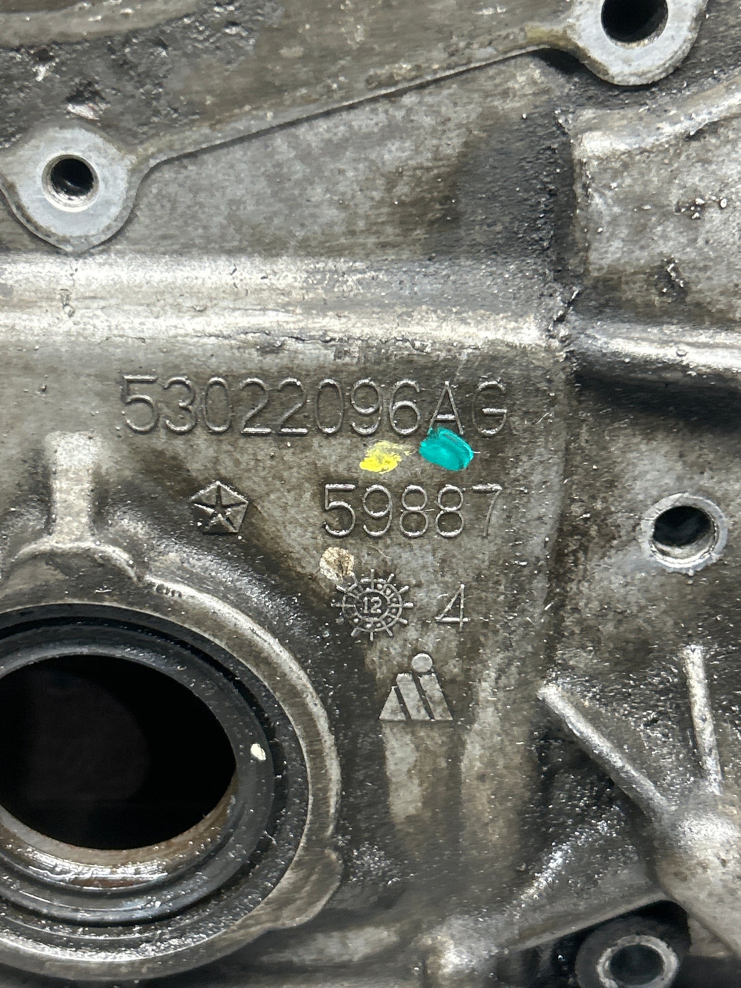 2009-2023 Dodge/Chrysler/Jeep 5.7L & 6.4L HEMI OEM Timing Case Cover 53022096AG