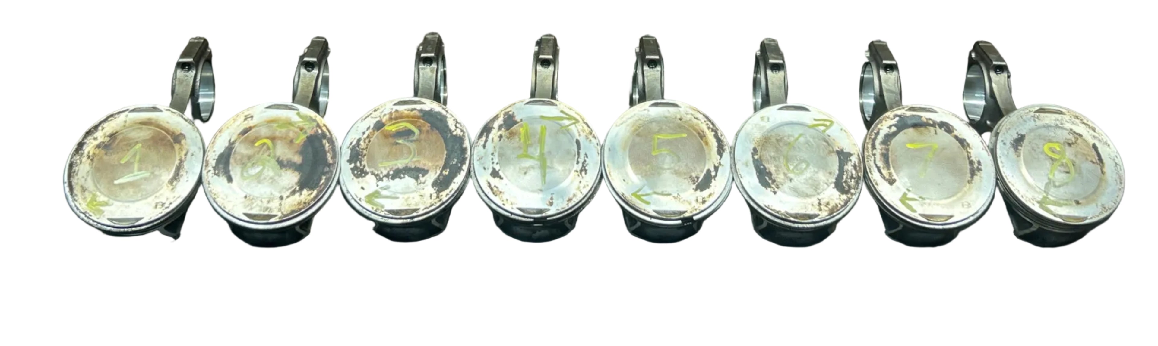 11-23 OEM Dodge SRT Scat Pack 6.4L Engine Pistons & Pin Connecting Rods Set (8)