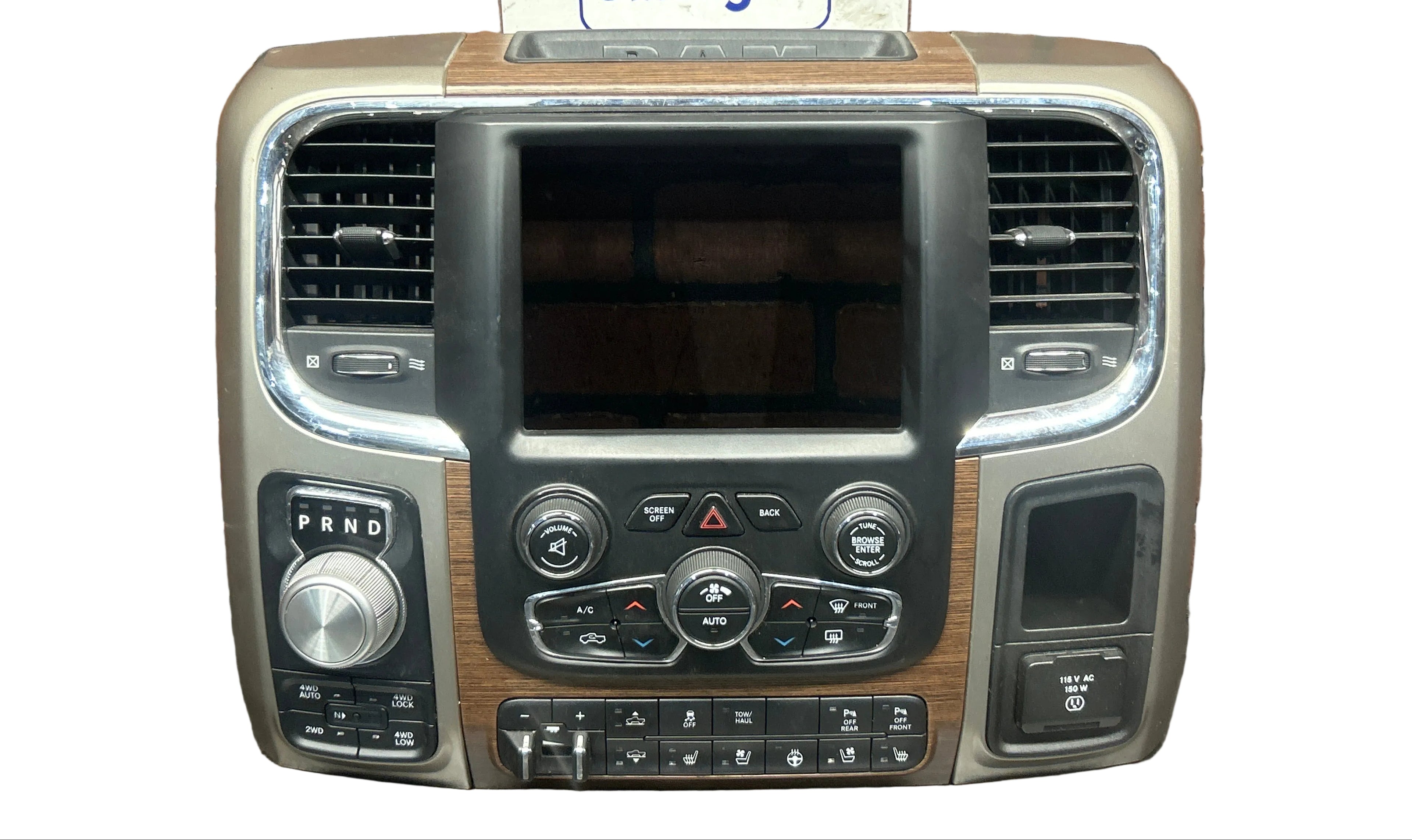 2013-2018 DODGE LARAMIE HORN 1500 2500 3500 RADIO DASH BEZEL CENTER TRIM CONSOLE