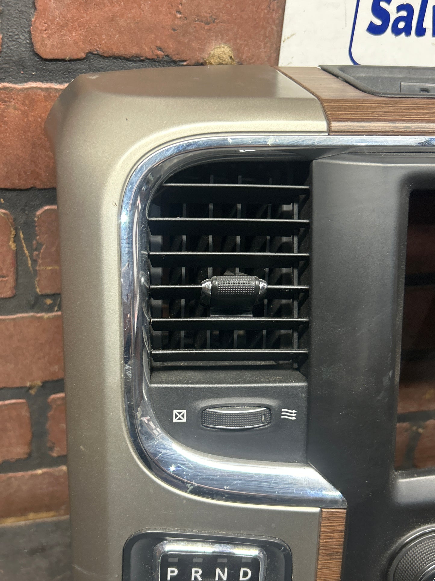 2013-2018 DODGE LARAMIE HORN 1500 2500 3500 RADIO DASH BEZEL CENTER TRIM CONSOLE