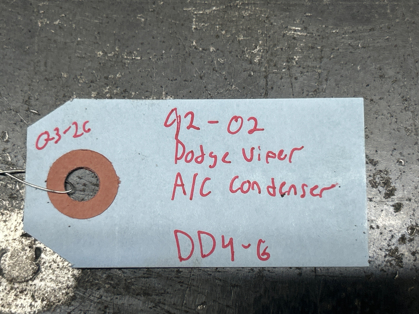 1992-2002 Dodge Viper RT10 RT/10 GEN 1 & 2 SRT OEM AC Air Conditioning Condenser