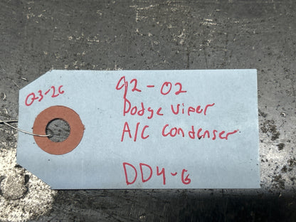 1992-2002 Dodge Viper RT10 RT/10 GEN 1 & 2 SRT OEM AC Air Conditioning Condenser