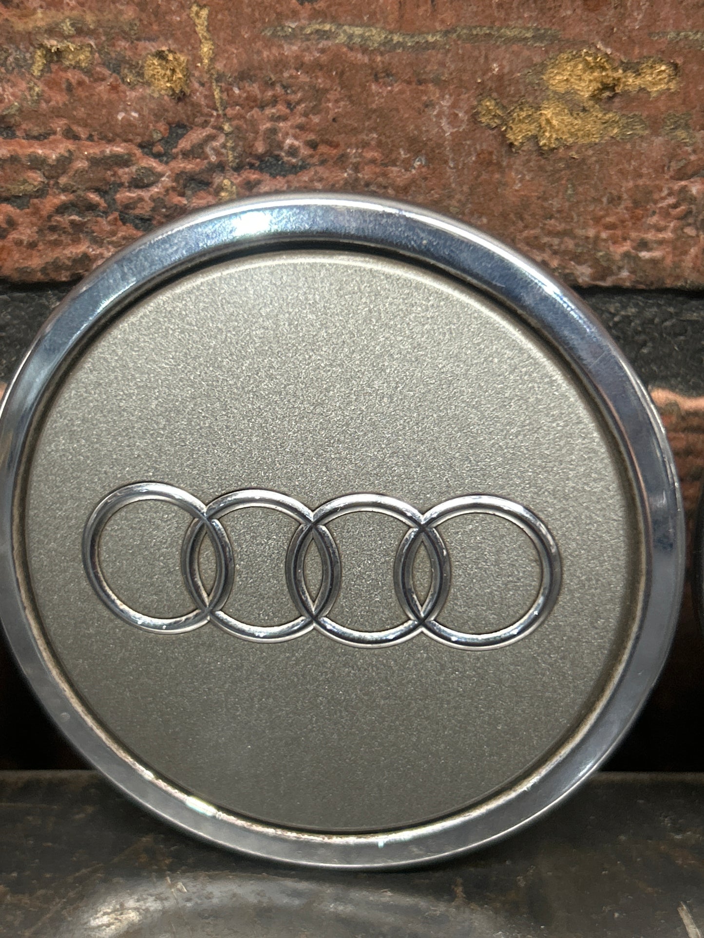 Audi A1 A3 A4 A5 A6 A7 A8 4Pcs Hub Covers Badge Chrome Wheel Rim Center Cap