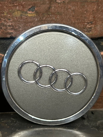 Audi A1 A3 A4 A5 A6 A7 A8 4Pcs Hub Covers Badge Chrome Wheel Rim Center Cap