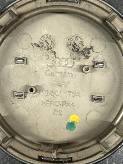 Audi A1 A3 A4 A5 A6 A7 A8 4Pcs Hub Covers Badge Chrome Wheel Rim Center Cap