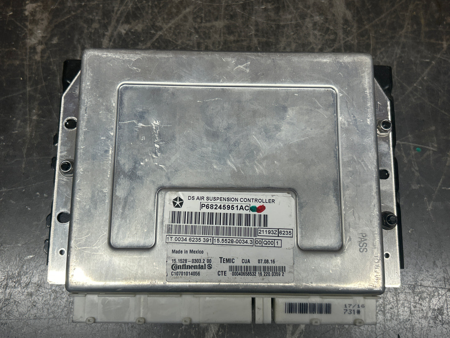 2013-2018 Ram 1500 Air Suspension Control Module Computer OEM 68245951AC