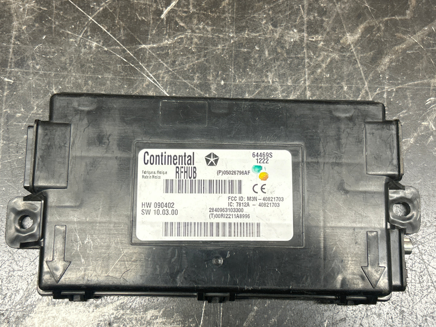 11-12 Chrysler 300 Dodge Charger RF Hub Keyless Entry Receiver Module 5026796AE