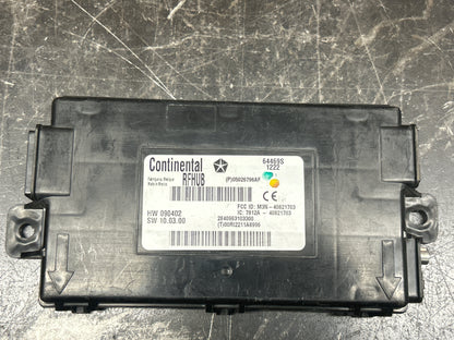 11-12 Chrysler 300 Dodge Charger RF Hub Keyless Entry Receiver Module 5026796AE