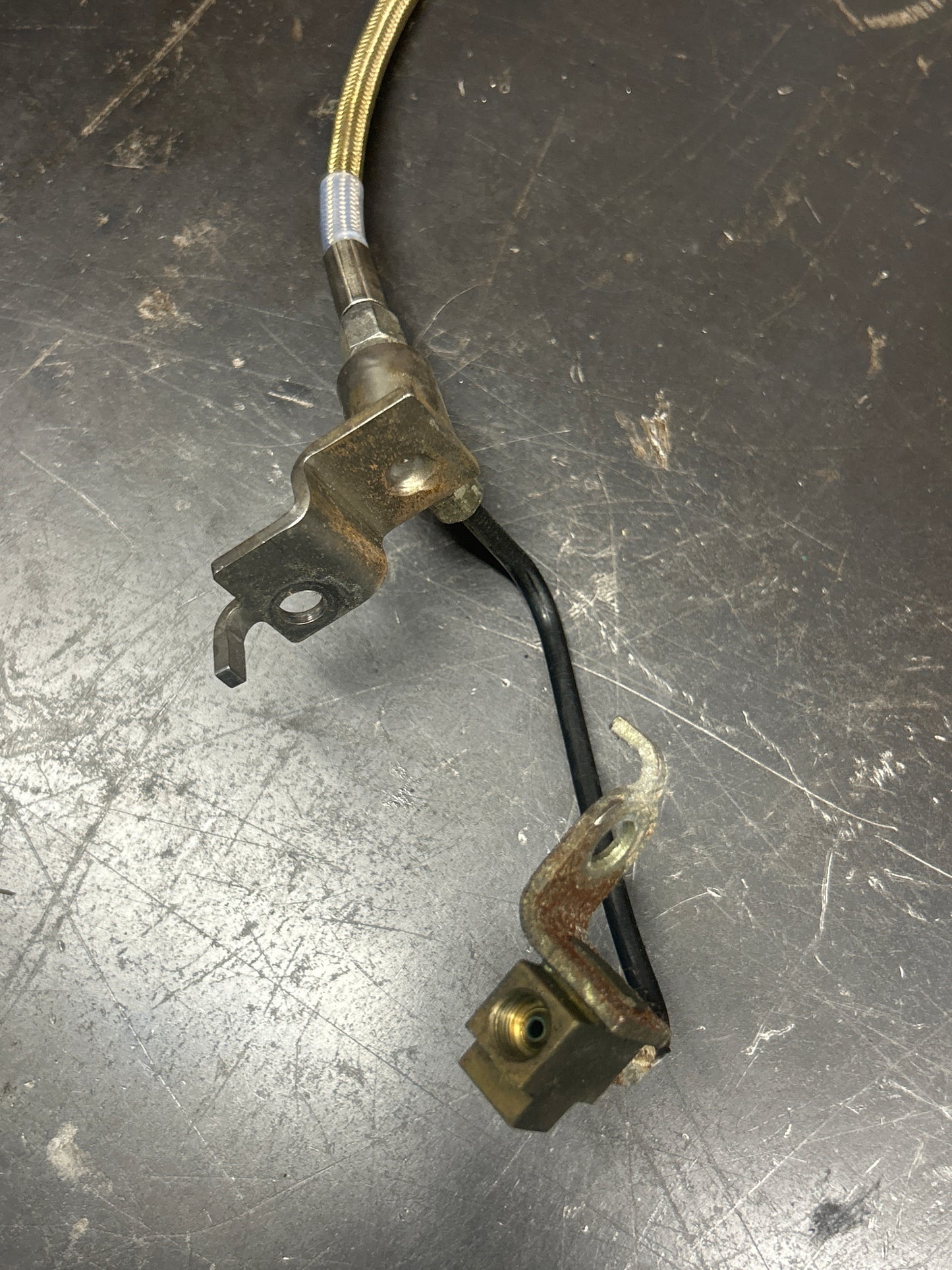 96-02 Dodge Viper Gen 2 OEM Rear Brake Calipers & Brackets W/Braided Brake Hoses