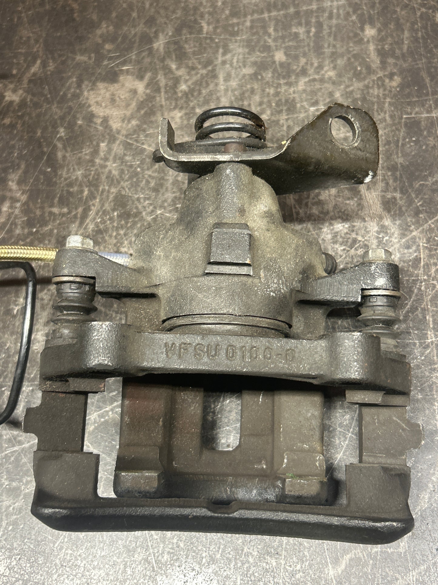 96-02 Dodge Viper Gen 2 OEM Rear Brake Calipers & Brackets W/Braided Brake Hoses