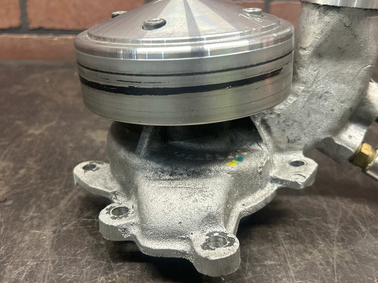 96-02 Dodge Gen 2 Viper OEM Water Pump W/AN Conversion & Billet Pulley 04763774